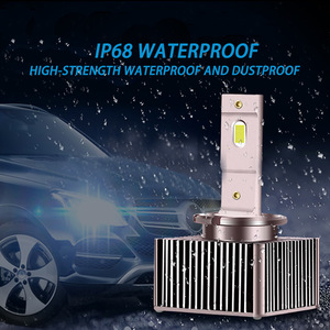 Ampoule de phare LED Dingcheng D1S, lumière blanche brillante 6000K, pour remplacement de voiture, boîtier en aluminium, longue durée de vie 50000h - Product Image 2