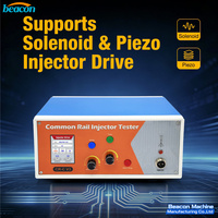 Probador de Inyectores Common Rail Beacon V3 con Pantalla LCD HD de 2.4 Pulgadas, Herramienta de Diagnóstico para Inyectores Solenoides y Piezoeléctricos, Modos VE/VL/TL/LL, Universal AC