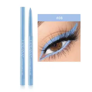 6 pçs/set delineador lápis longa duração impermeável Matte Eye Liner maquiagem cosméticos beleza delineador colorido