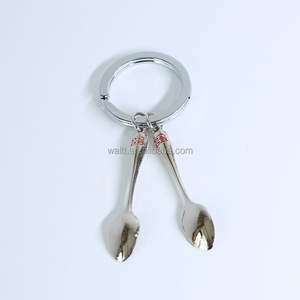 Mini cuchillo tenedor cuchara llavero pequeño llavero de cubiertos - Product Image 5