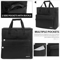 Étui de transport gratuit pour ordinateur de jeu de bureau, sac pour boîtier tour, moniteur/clavier et souris, rangement de voyage