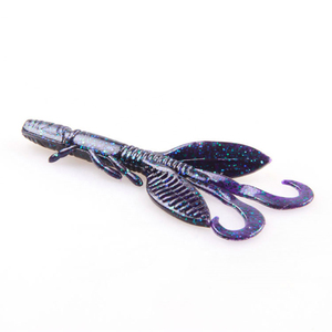 Nuovo Arrivo Speciale LUTAC the Dark Esche Artificiali Morbide a Forma di Gamberetto ad Affondamento Rapido, Coda in PVC con Paillettes, Gusto Pescato, 110mm/7.4g - Product Image 3