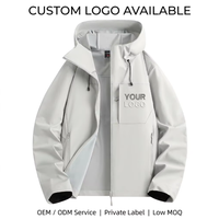 Veste d'extérieur en nylon premium, imperméable 5000 mm, légère 440 g, logo personnalisé, sourcing unique, coupe-vent de sport, alpinisme
