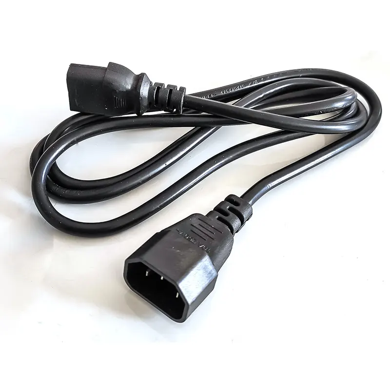 AC Power cord C13-C14 Male to Female Power Extension Cord Cable 13A / 250V 14/3 AWG Length