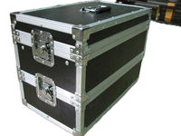 Rails de rack pour flight case EZON 3U |   Boîtier d'amplificateur professionnel ATA 300, étanche, antichoc, noir, pour équipement audio IT, transport sur route