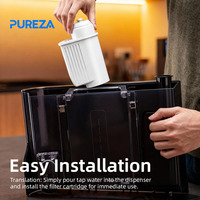 Filtro de Agua para Cafetera Doméstica PUREZA Z057, Carbón Activado de Cáscara de Coco, Certificado NSF42, Ecológico, Duración de 2 Meses