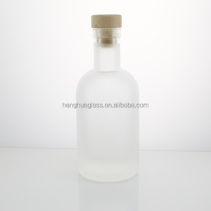 Nhà Máy Giá Bắc Âu 200Ml Rõ Ràng Frosted Vòng Glass Rượu Chai 7Oz Gin Rum Whisky Vodka Tequila Rượu Chai Trong Kho - Product Image 2