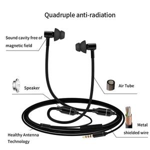 Transmisión de sonido de reducción de ruido por uso de tubo de aire para computadora de juegos Sleep Book EMF Free Earphone FC31 - Product Image 6