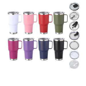 30oz stainless steel beer mug double wall bpa-free stainless steel <b>cups</b> leak-proof seal with lid <b>reusable</b> custom beer mug - Product Image 1