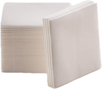 Serviettes en papier Airlaid personnalisées avec logo pour cocktails, jetables, de luxe, aspect lin, 1 plis, douces et absorbantes pour restaurants et bars