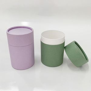 Boîte d'emballage cylindrique personnalisée pour rouge à lèvres, cosmétiques, bougies, thé, tube en papier rond, tube en papier kraft - Product Image 4