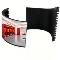 Écran LED flexible P2.5 d'extérieur, module LED souple, résistant aux intempéries, affichage créatif, panneau LED incurvé pour la publicité