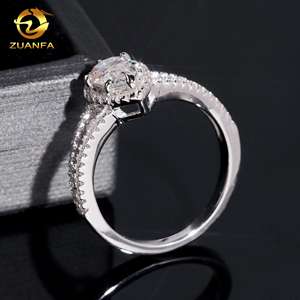 <span class=keywords><strong>Anello</strong></span> da Donna con Taglio a <span class=keywords><strong>Cuore</strong></span> in Moissanite, <span class=keywords><strong>Argento</strong></span> Sterling 925 Placcato Oro 18K, Supera il Test dei Diamanti, <span class=keywords><strong>Anello</strong></span> di Fidanzamento e Matrimonio in Moissanite - Product Image 6
