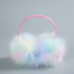 Couvre-oreilles en peluche moelleux pour l'hiver, pour femmes et hommes, <span class=keywords><strong>cache</strong></span>-oreilles doux et mignons, protège-oreilles pour temps froid, accessoires d'hiver pour l'extérieur - Product Image 6