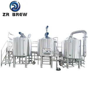 2000L 20HL high quality turnkey project large commercial craft micro beer brewery equipment