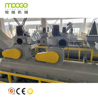 Machine de retrait d'étiquettes de bouteilles PET à haute efficacité, séparateur automatique de plastique pour usine de recyclage, contrôle automatique PLC