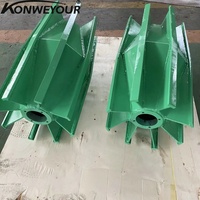 Polea Transportadora Industrial de Acero al Carbono y Uretano JIS para Granos