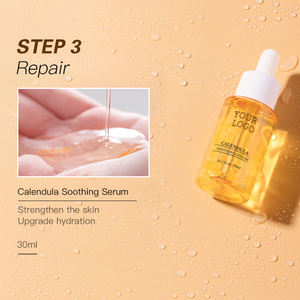 Calendula Kein Logo Organic White ning Gesichts behandlung Anti-Akne Anti-Aging-Haut Oem Benutzer definierte Private Label Hautpflege-Set für Frauen - Product Image 3