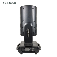 Projecteur motorisé COB Wash à zoom 600W avec 8 gels colorés, lumière double fonction Spot & Wash pour mariages, théâtres, spectacles en direct et événements