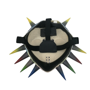Majora's Mask LED Latex Face Mask <span class=keywords><strong>Halloween</strong></span> Cartoon Ghost Animal Costume Prop Réaliste Lumière pour la Fête Mascarade - Product Image 2