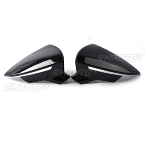 Cubiertas para Espejos Retrovisores Laterales de Coche, Aspecto de Carbono/Negro, 2 Piezas, para LEON MK3 5F ST FR Cupra 13-20, para Ibiza MK5, para Arona 17-18 - Product Image 2