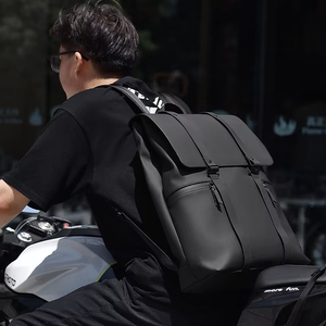 Mochila de gama alta para hombre con mochila de ordenador de gran capacidad, cuero PU de viaje informal para hombre - Product Image 2