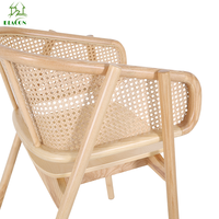 Nouveau design, style antique, meubles de salle à manger en rotin, chaise de salle à manger en bois