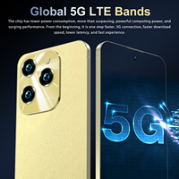 Téléphone à succès 16 Go + 512 Go Écran tactile 7,3 pouces Téléphone mobile Android 5G avec WIFI BT FM GPS