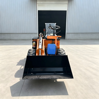 Mini Pala Gommata Elettrica 1800W 48V Batteria Acciaio Nuova Compatta Contrappeso 200kg 300kg Sollevamento 2000mm
