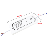 Alimentation LED ultra-mince 36W à tension constante CE/CB/RoHS pour armoire, 200-240V AC-DC 12V 24V IP20 pour bande LED