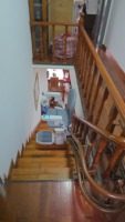 Monte-escalier électrique courbé sur mesure pour escaliers en spirale et courbes