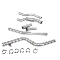 Silencieux arrière simple OEM+ brossé et poli, style canon, sans soupape, montage direct pour BMW M240i G42 B58 3.0T