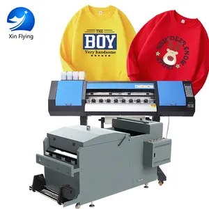 Máquina de impresión Digital DTF, máquina de impresión de película pet en polvo con cabezales de impresión i3200/4720, 60cm de garantía vitalicia