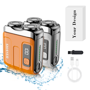 Afeitadora Portátil con Motor sin Escobillas 0728, 9000 rpm, Inalámbrica Inteligente, Mini Recortadora de Barba Ligera de Acero Inoxidable para Hombre - Product Image 1