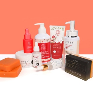 Marque privée Savon fait à la main blanchissant biologique Barre de savon à l'acide kojique Sérum <span class=keywords><strong>Lotion</strong></span> Nettoyant pour le <span class=keywords><strong>visage</strong></span> Ensemble de soins de la peau - Product Image 1