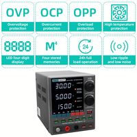 Alimentation de laboratoire stabilisée CC numérique réglable Sugon 3005PM 30V 5A avec affichage LED pour réparation de téléphones