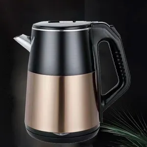 Hot sell delicate appearance food grade plastic stainless steel big electric cooking kettles making machine with keep warm tea