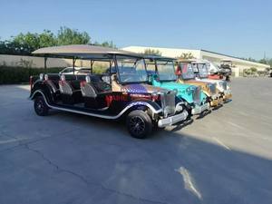 Carrito de Golf Eléctrico Vintage de 8 Plazas con Batería, Autobús y Automóvil Turístico, Aprobado por la CE en 2026 - Product Image 5