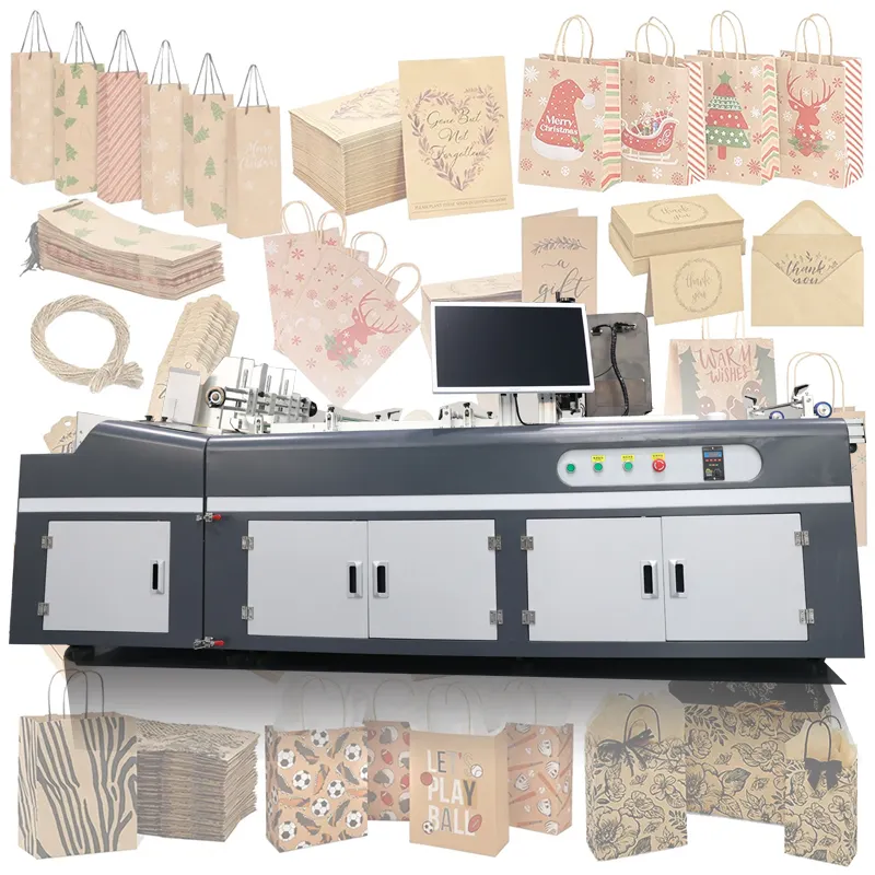 Aplikasi lebar Single pass printer digital LEBIH CEPAT karton bergelombang mesin cetak digital mesin cetak karton