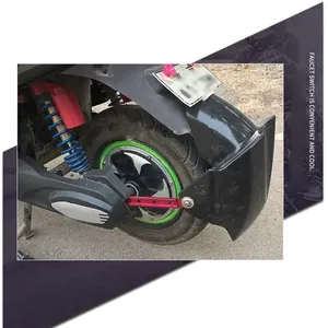 Support d'extension droit universel en alliage d'aluminium pour phare de <span class=keywords><strong>moto</strong></span>, pièce modifiée - Product Image 5