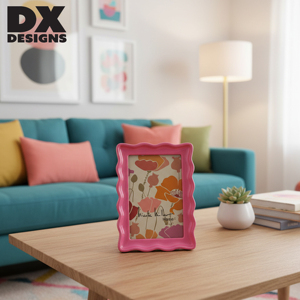 Wholesale Classic <strong>Pink</strong> MDF Photo <strong>Frame</strong> with UV Printing &amp; Die Cutting for Home Decor, Customized Sizes 4"X6" 5"X7" 6"X8" 8"X10" - Product Image 5