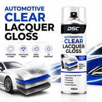 Vernis transparent haute performance en aérosol pour réparation automobile, laque de finition automobile