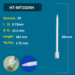 Boquilla Mezcladora Estática 1024, Puntas de Mezcla de Adhesivo PP, 24 Elementos, 400 ml, 600 ml, Relaciones 1:1, 2:1, Cartucho de Doble Jeringa, Rojo, ISO/GS - Product Image 6