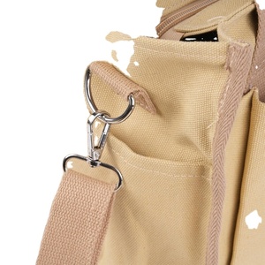 Custom logo Washable Heavy Duty Canvas Tote <b>Bag</b> Large Capacity Double Layer with Multi Pockets <b>for</b> <b>Women</b> Shopping Office <b>Work</b> - Product Image 4