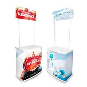 OEM Price Perfume Portable Promotion Desk Table Display For Trade show Office