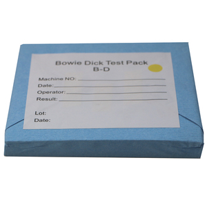 Kit di sterilizzazione medica Bowie Dick Pack BD per autoclave a vapore monouso Medcolor MDC-BD blu, molto venduto - Product Image 2