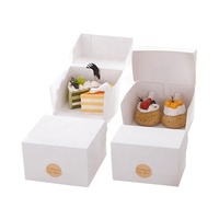 Effacer Transparent Biodégradable De Qualité Alimentaire Jetable Cuisson Gâteau Sushi Dessert Pâtisserie Cupcakes Donut Boîte D'emballage Boîtes À Gâteau