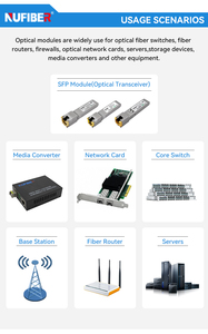 Transceptor de Fibra Óptica SFP+ 10G Compatível com DDM Nufiber SR LR ER ZR MM SM 850nm/1310nm/1550nm Interface Duplex LC 12 Meses - Product Image 3