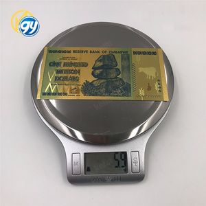 1200 pièces de billets de banque zimbabwéens de cent quintillions de dollars plaqués or 24 carats avec boîte pour collection et cadeaux - Product Image 5
