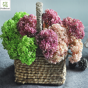 Holesale Artifcial eeal Ouch och Resh reeries ydrangea uuds ruruit EEDS Loral ececoration For Wedding v. - Product Image 2